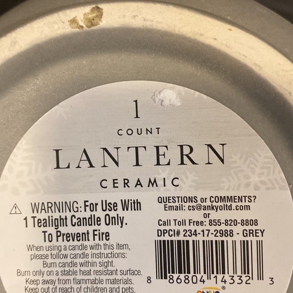 Target BP Ceramic Winter Scene Lantern - Picture 8 of 8